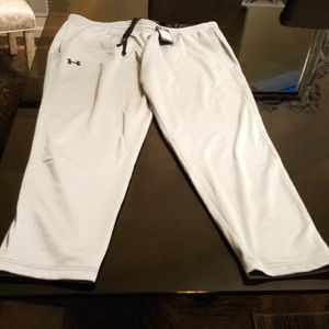 NWT mens 3XL UnderArmour gray tapered pants